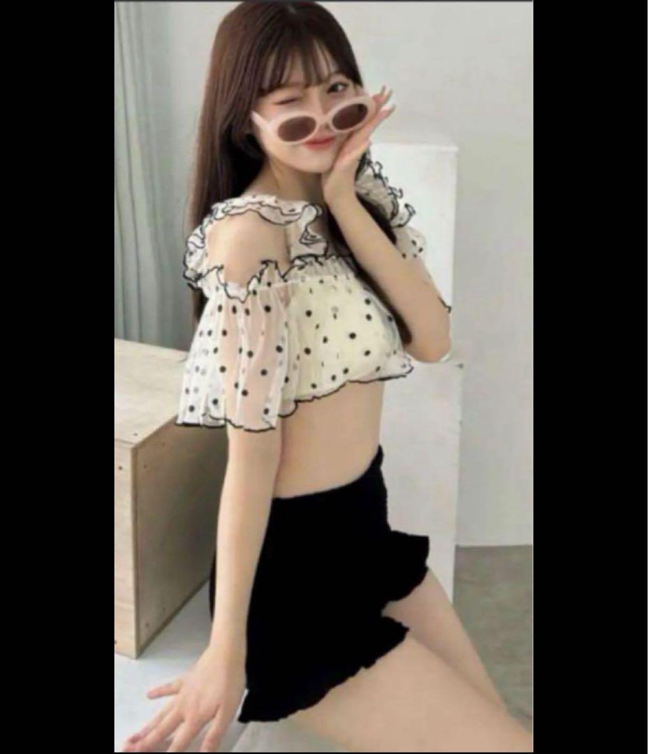 riliドットチュール2wey水着