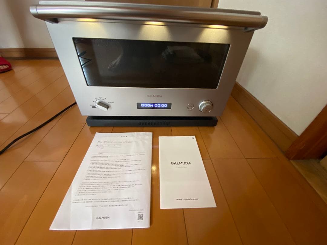 ジャンク品　BALMUDA オーブンレンジ K04A ブラック　2022年製