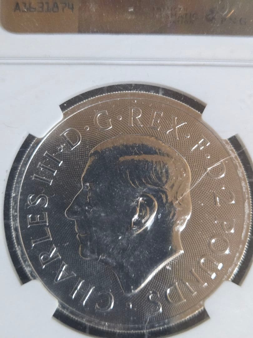 2025年 イギリス ブリタニア銀貨 MS70 モダン