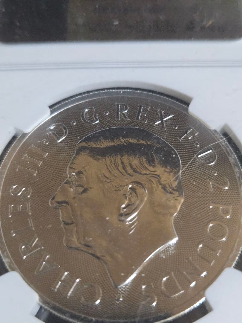 2025年 イギリス ブリタニア銀貨 MS70 モダン