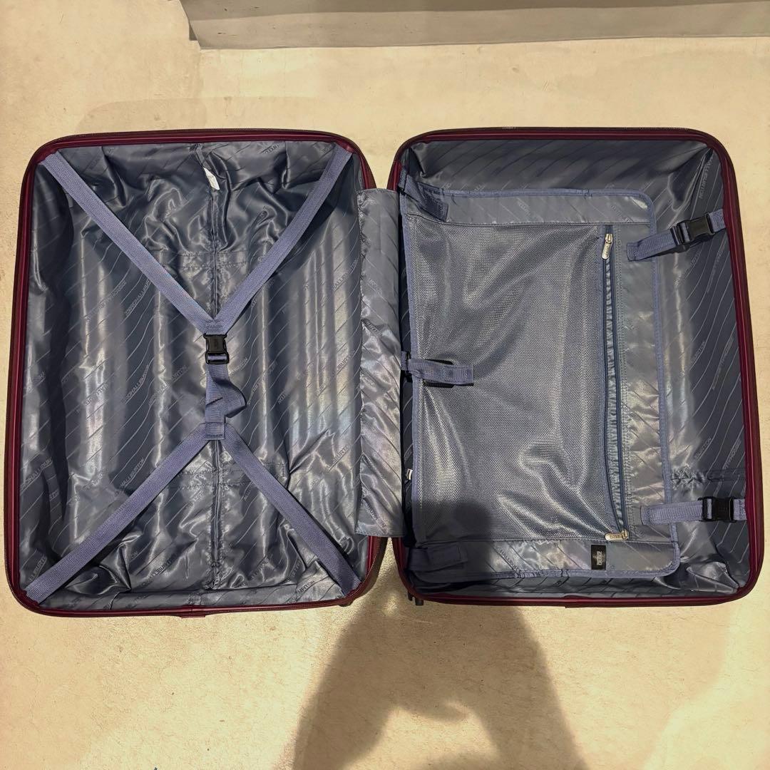 ZEROHALLIBARTON キャリーケース 約60L ワインレッド