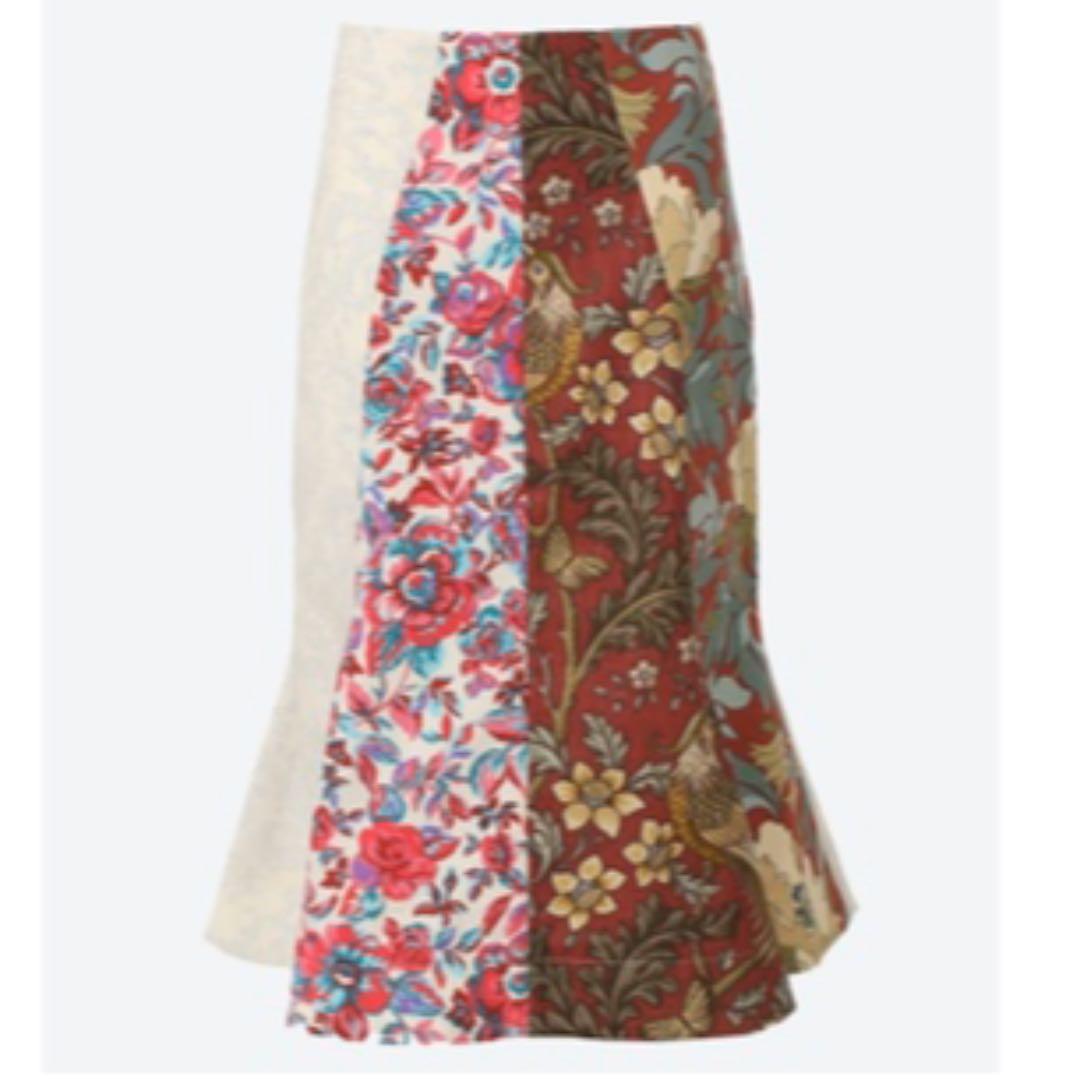 マリーンセル　パッチワークスカート