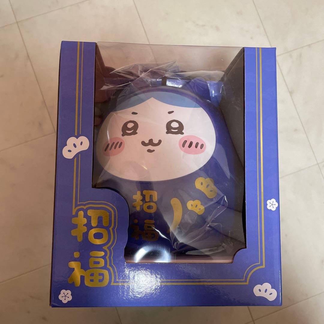 ちいかわ　台湾限定 だるま貯金箱　ハチワレ