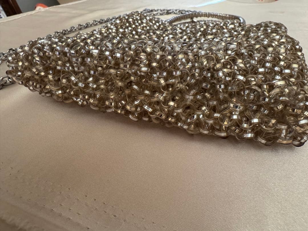 アンテプリマ ワイヤーバッグ ゴールド