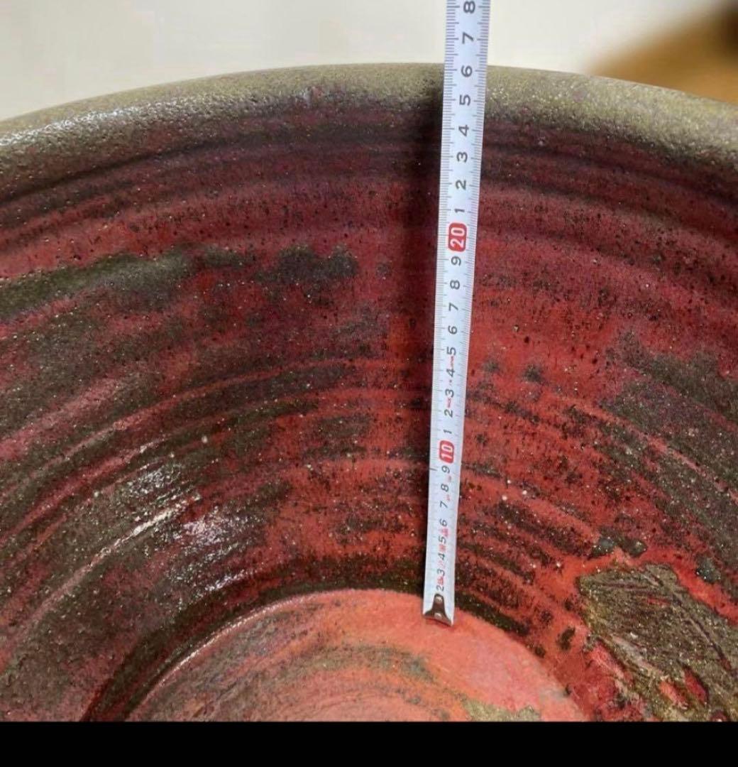 美しい金魚鉢　　大鉢　　睡蓮鉢　赤鉢