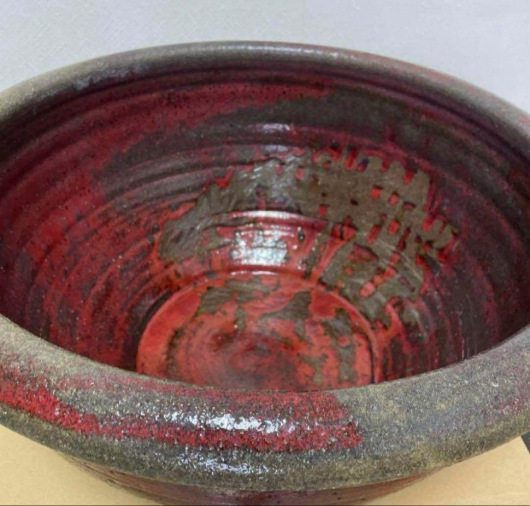 美しい金魚鉢　　大鉢　　睡蓮鉢　赤鉢