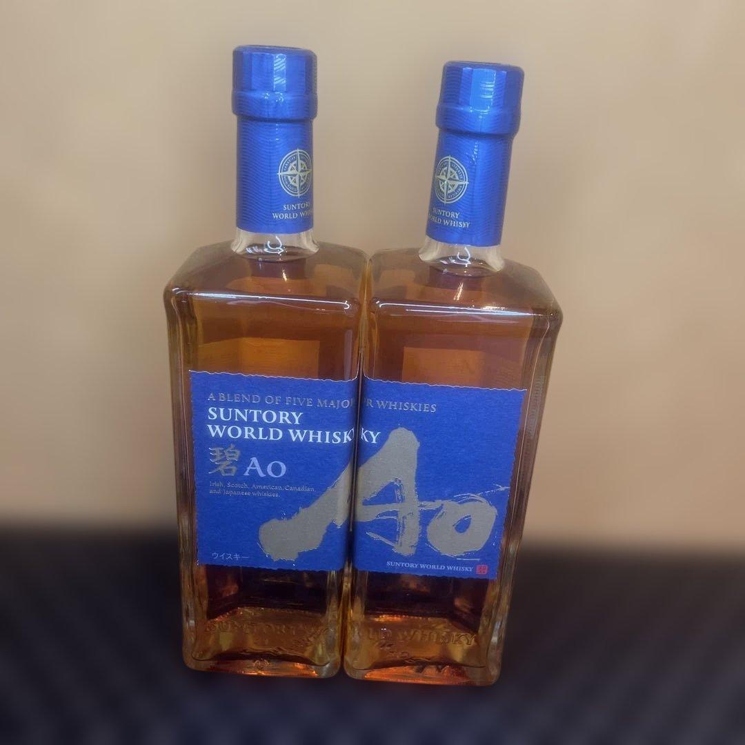 2本 【新品未開封】ワールドウイスキーAoアオ SUNTORY 750ml