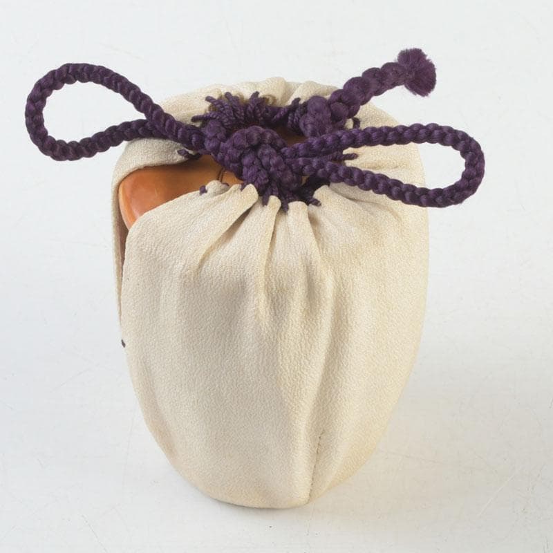 茶道具　根来塗　磯矢阿伎良　茶器　仕覆付　共箱　V　9302