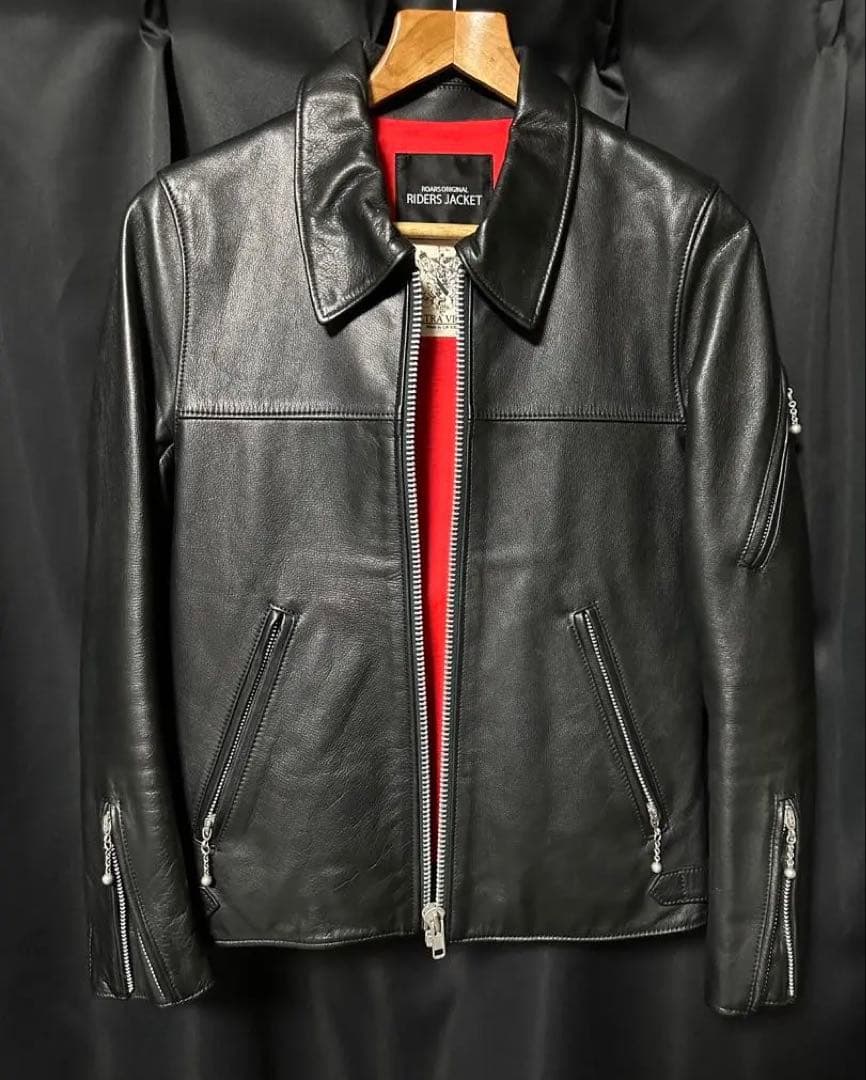 s*n様 uk extra roars ライダース 666 ルイスレザー 32