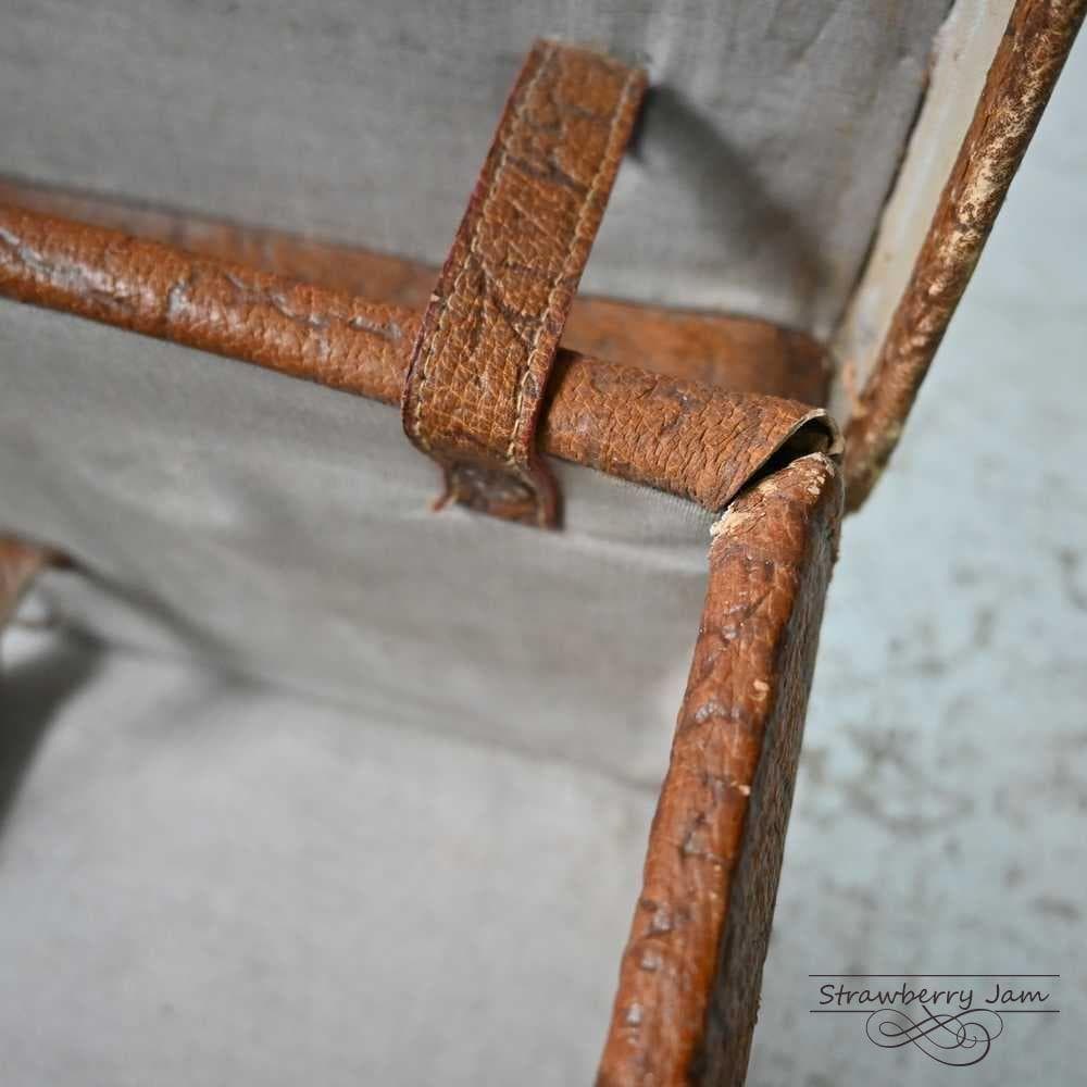 L3612-99-9 英国アンティーク トランク レザー 収納 かばん イギリス