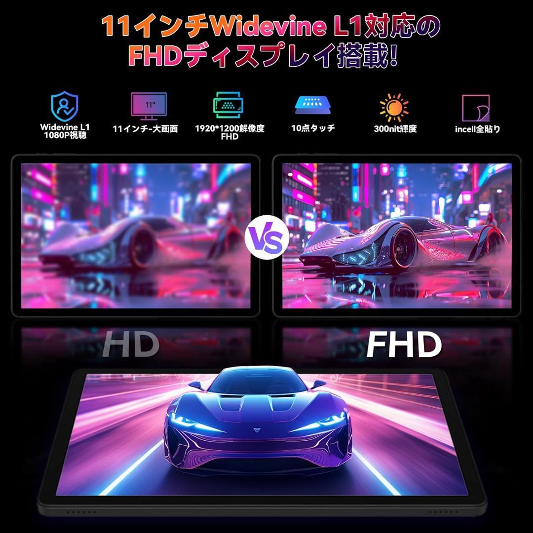 新品未使用】Headwolf WPad7 11インチAndroid15タブレット