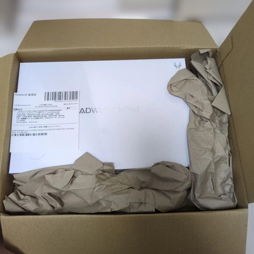 新品未使用】Headwolf WPad7 11インチAndroid15タブレット