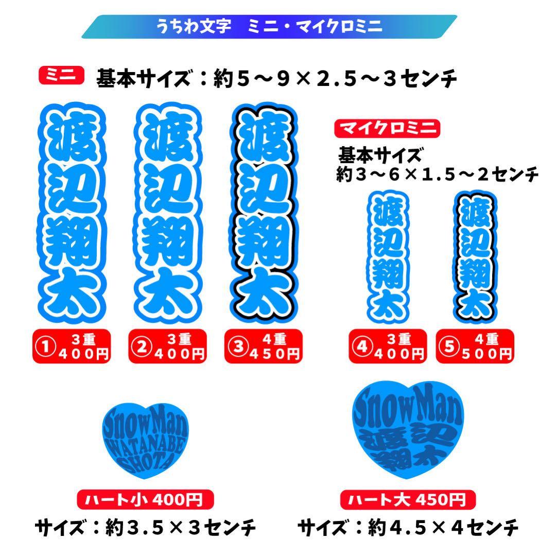 苺 　ミニうちわ文字　ステッカー