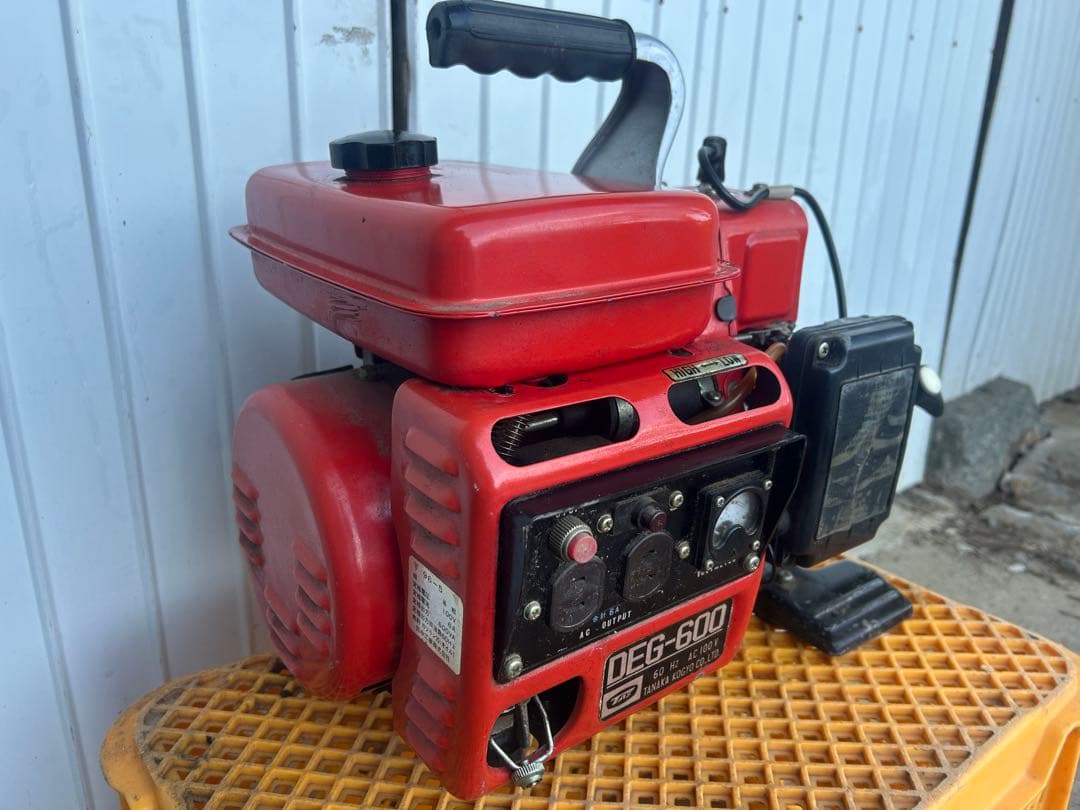 田中工業　発電機 2スト 軽量 ポータブル　キャンプ　洗車　非常用　100V