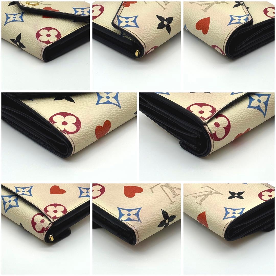 【新型美品】ルイヴィトン モノグラム ポルトフォイユ ゾエ ゲームオン 三つ折り