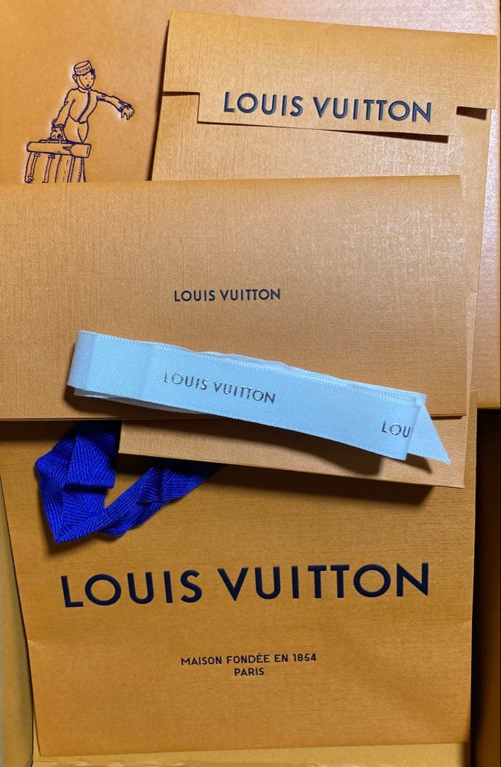LOUIS VUITTONルイヴィトン ノート 封筒 紙袋 カード リボン