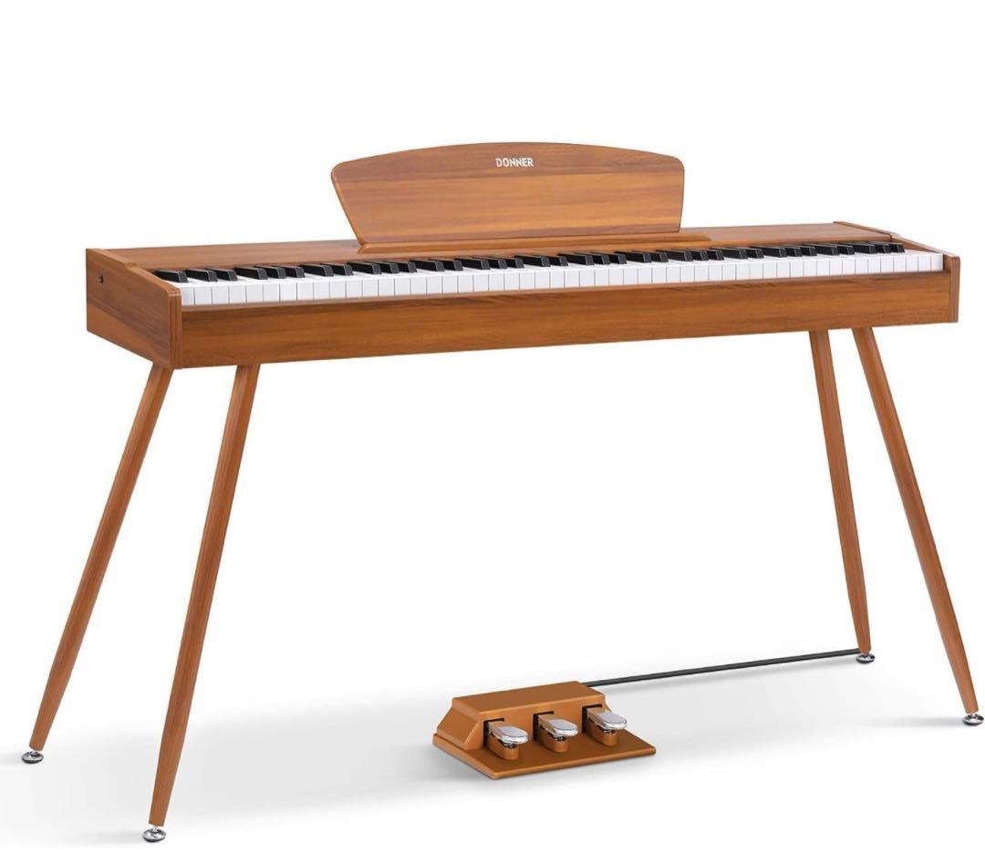 最終価格！新品同様Donner 電子ピアノ 88鍵 3本ペダル