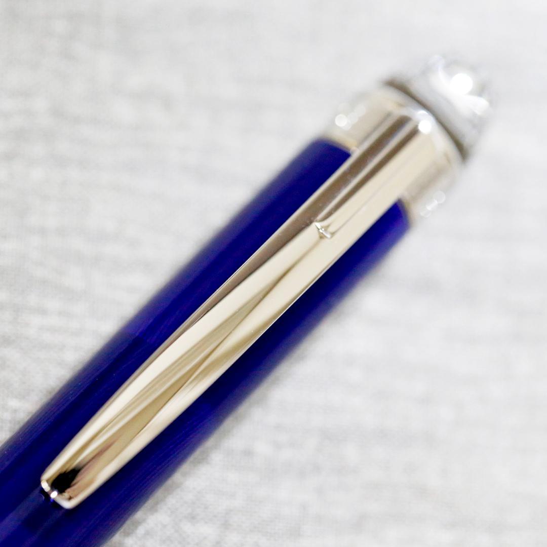 【極美品 送料込み】モンブラン ボールペン スターウォーカー クールブルー