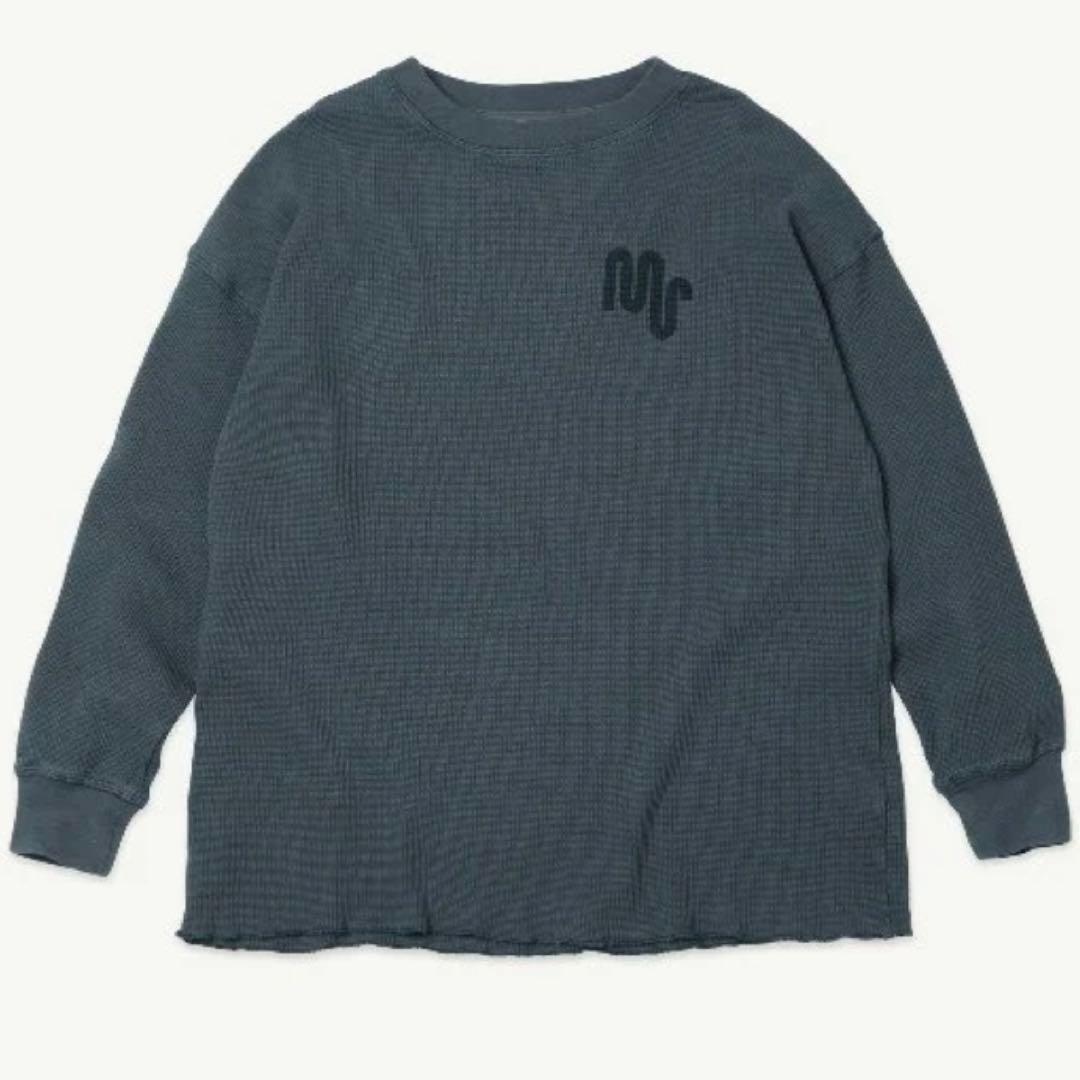 main story Waffle Tee Plum Kitten 2y ロンT