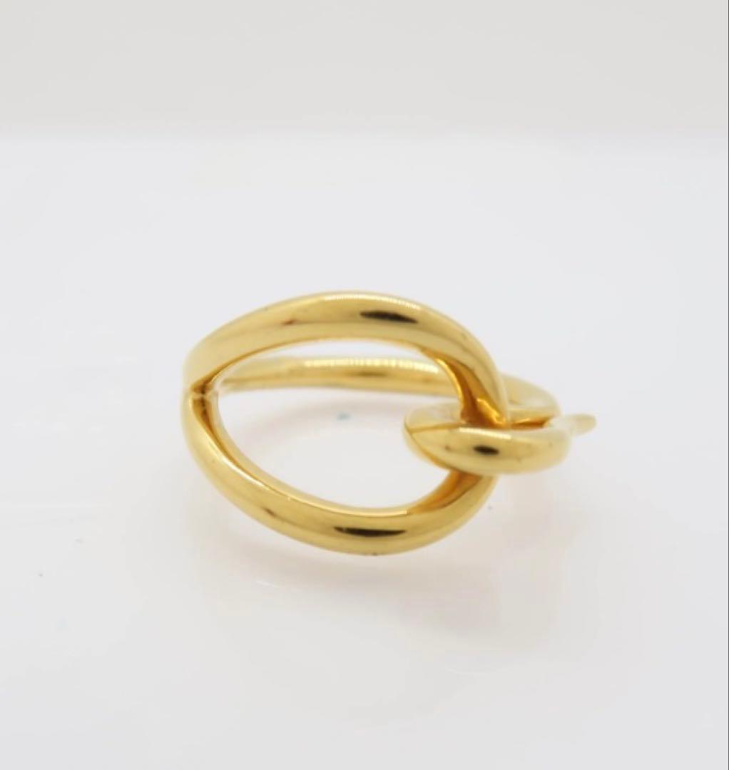 HERMES スカーフリング　モー　ゴールド　スカーフ留め