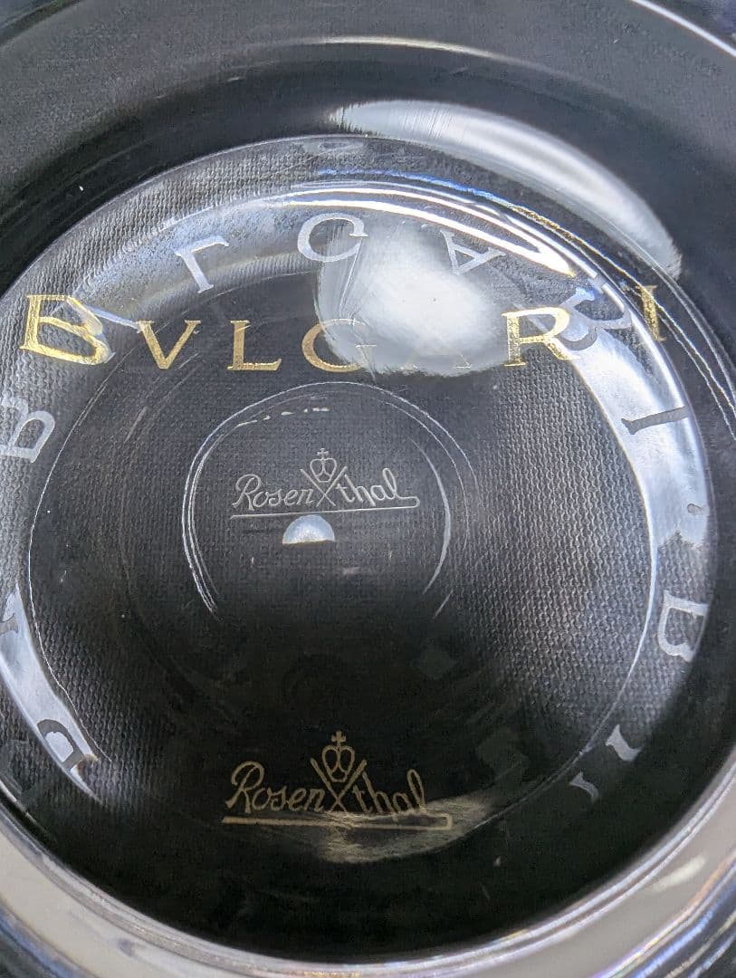 ブルガリ ローゼンタール 灰皿 アッシュトレイ 小物入れ インテリア クリア