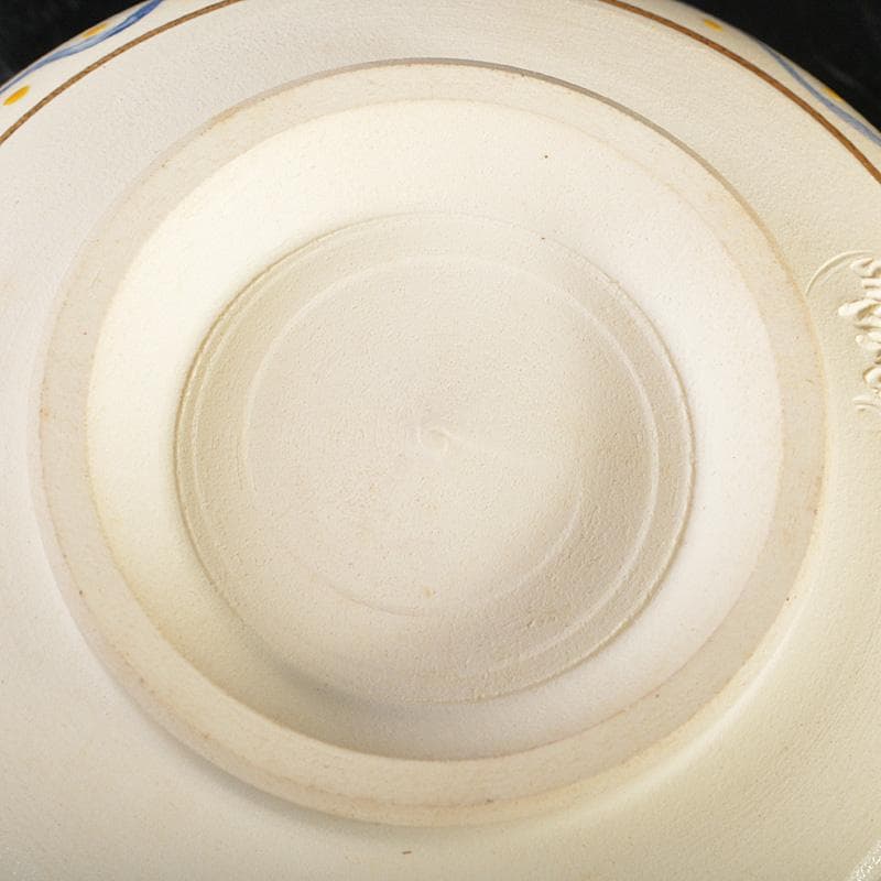 茶道具　京焼　平安　橋本紫雲造　色絵　花鳥文　茶碗　共箱　C　5940