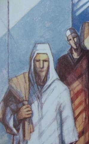 神戸文子、【マラケッシュ】、希少な額装用画集より、新品額装付