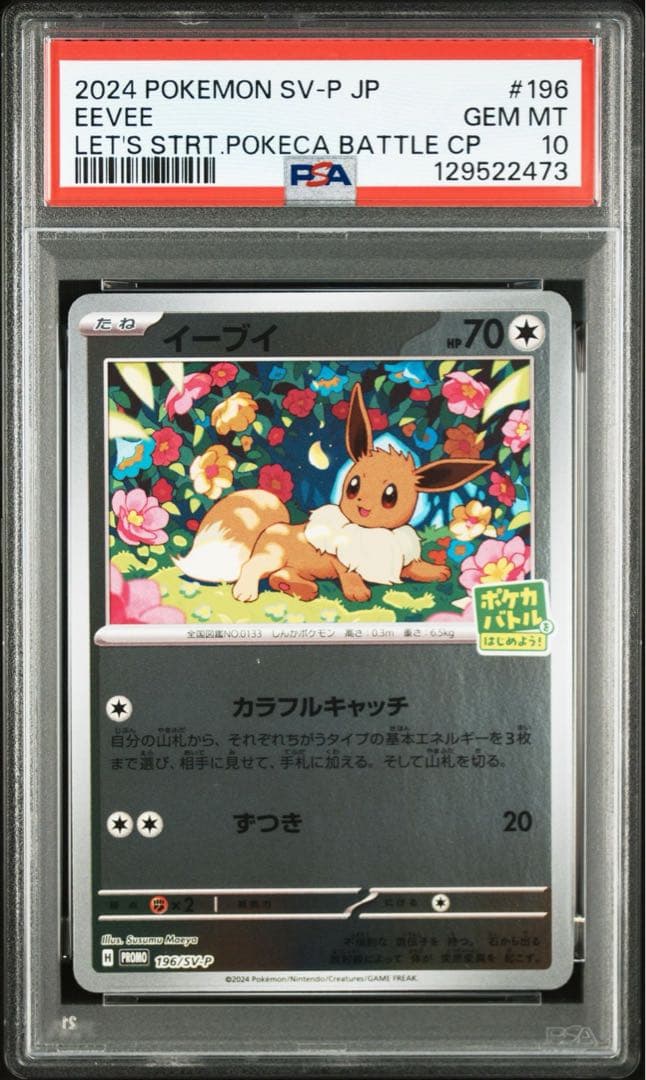 ポケモンカード イーブイ ポケカバトルをはじめよう！ PSA10