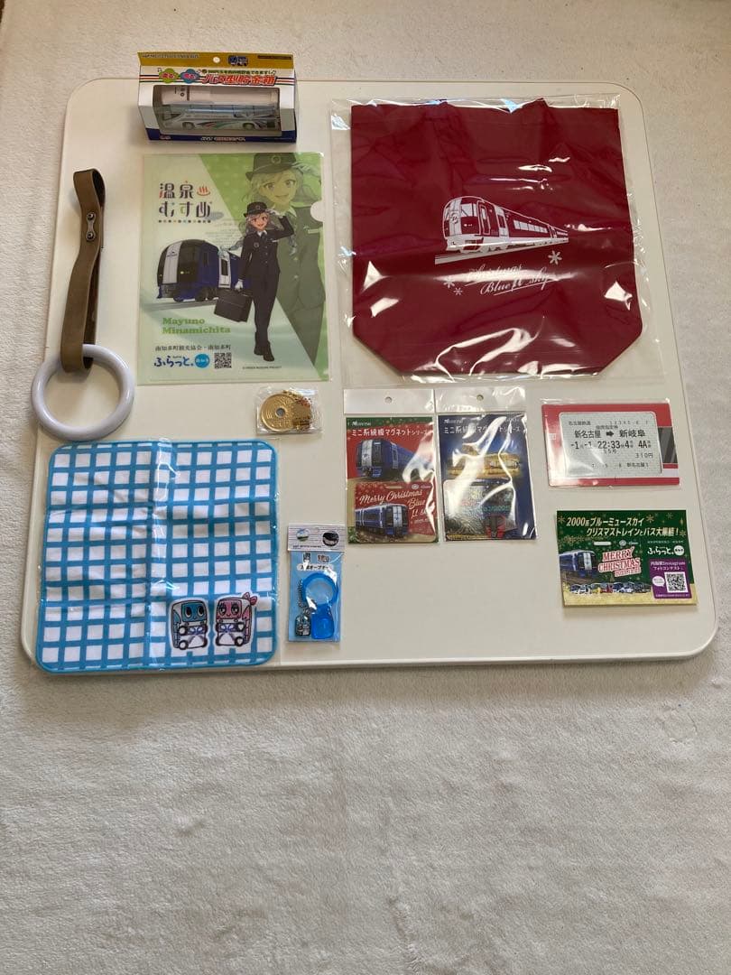 名鉄　クリスマストレインツアー　ブルーミュースカイ 限定品＆参加グッズ　11点