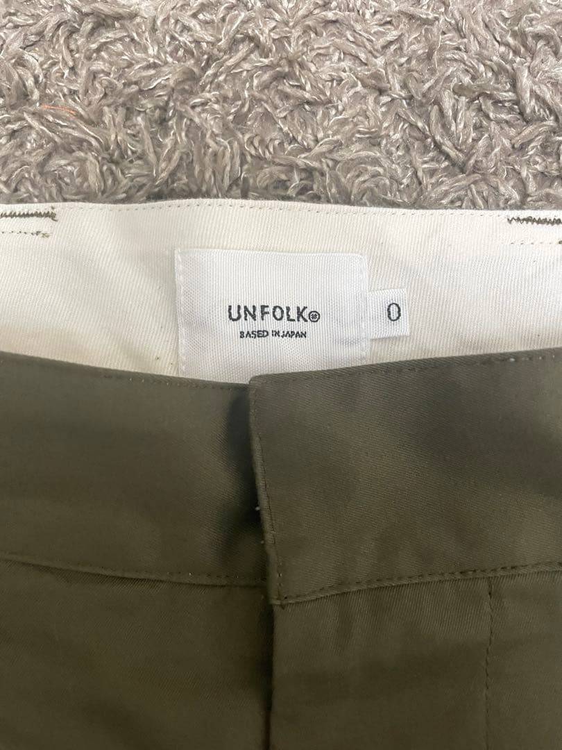 パンツ Ventile gabardine 2tuck straight pants