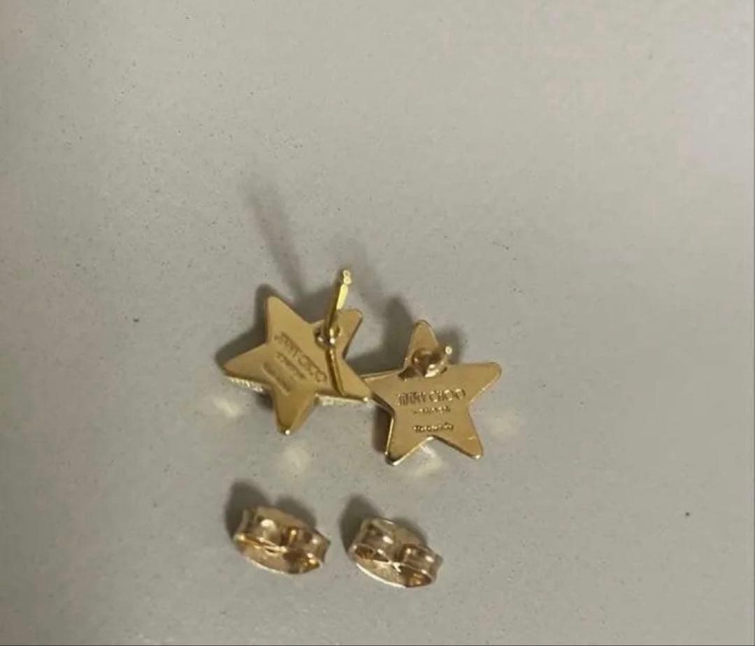 Jimmy Choo JC Star Studs ゴールドピアス