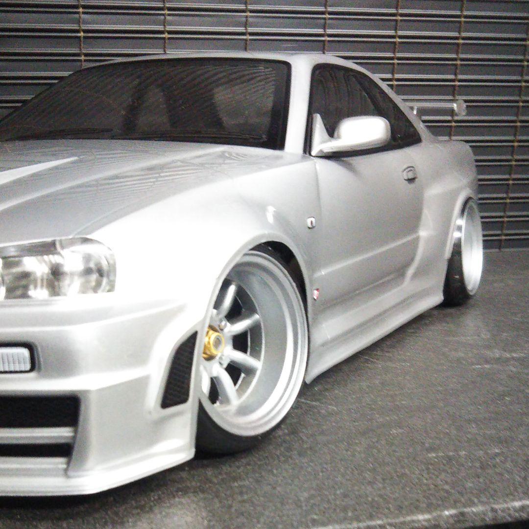確認用  TAMIYA Skyline 34 GT-R 未使用ボディー
