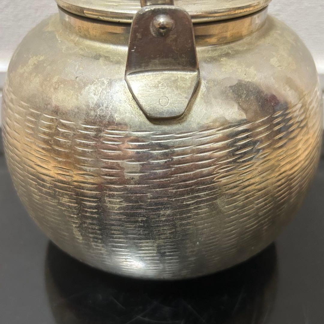 銀瓶（銀色仕上）　茶道具懐石茶箱鵬雲斎坐忘斎淡々斎即中斎七事式水屋棗茶碗水指茶杓