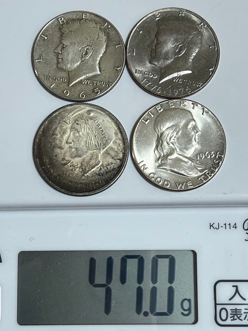 1938年・1963年・1965年 1976年ハーフダラーセット