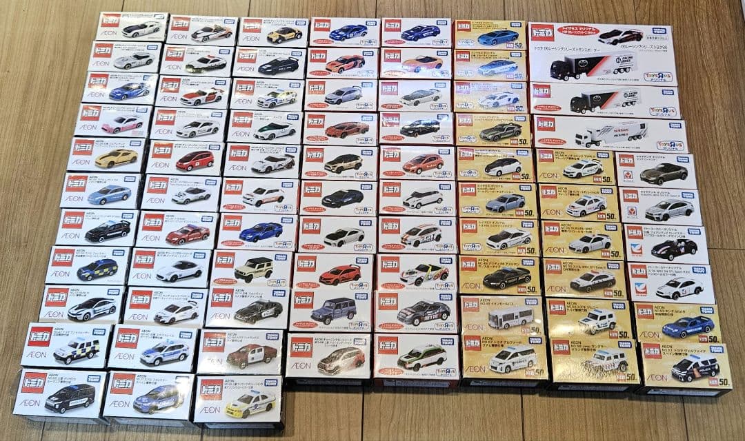 販売店オリジナルトミカ78台まとめ売り