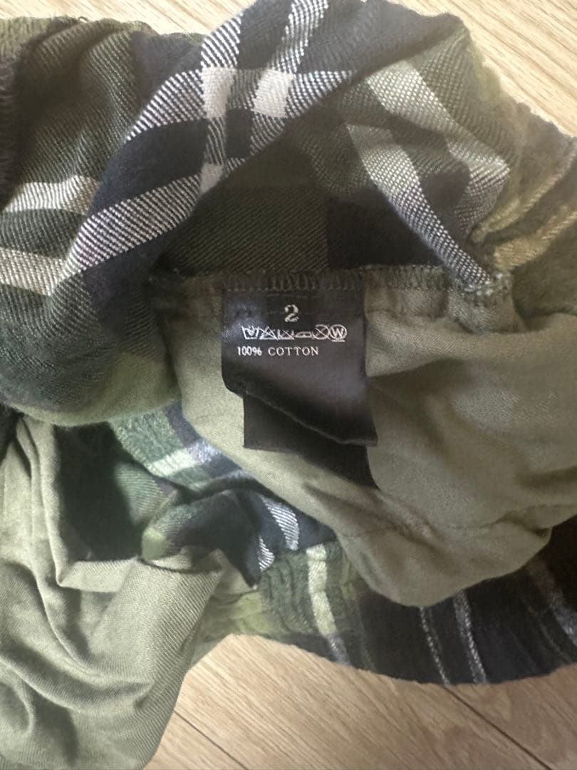 ARTEFACT サルエルパンツ チェック柄　2サイズ