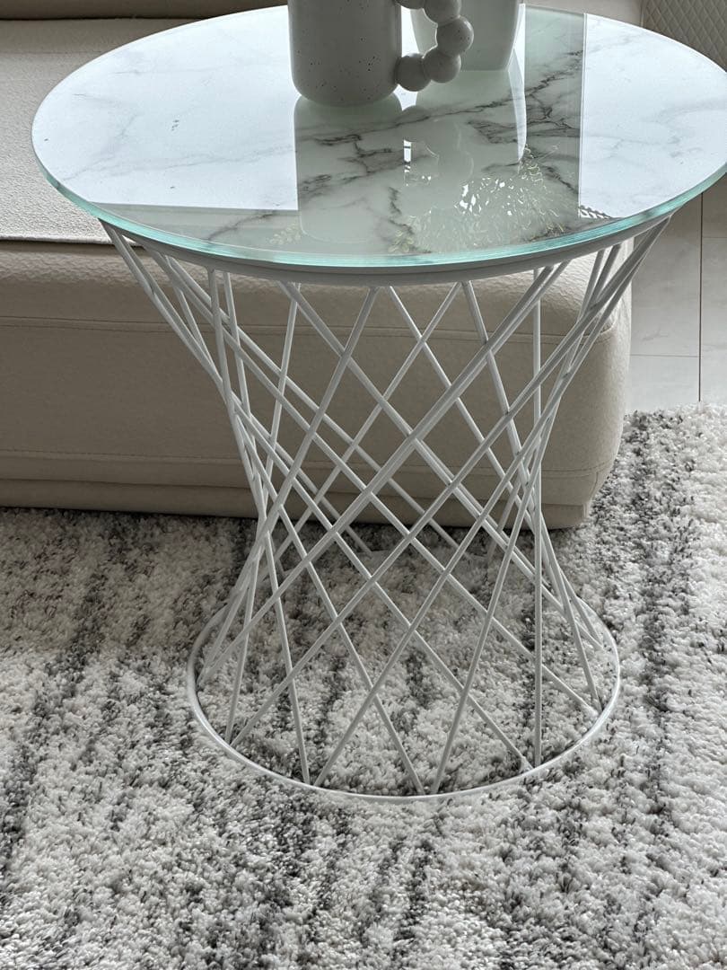 フランフランフラン大理石柄マーブル柄サイドテーブルZARAホーム北欧韓国