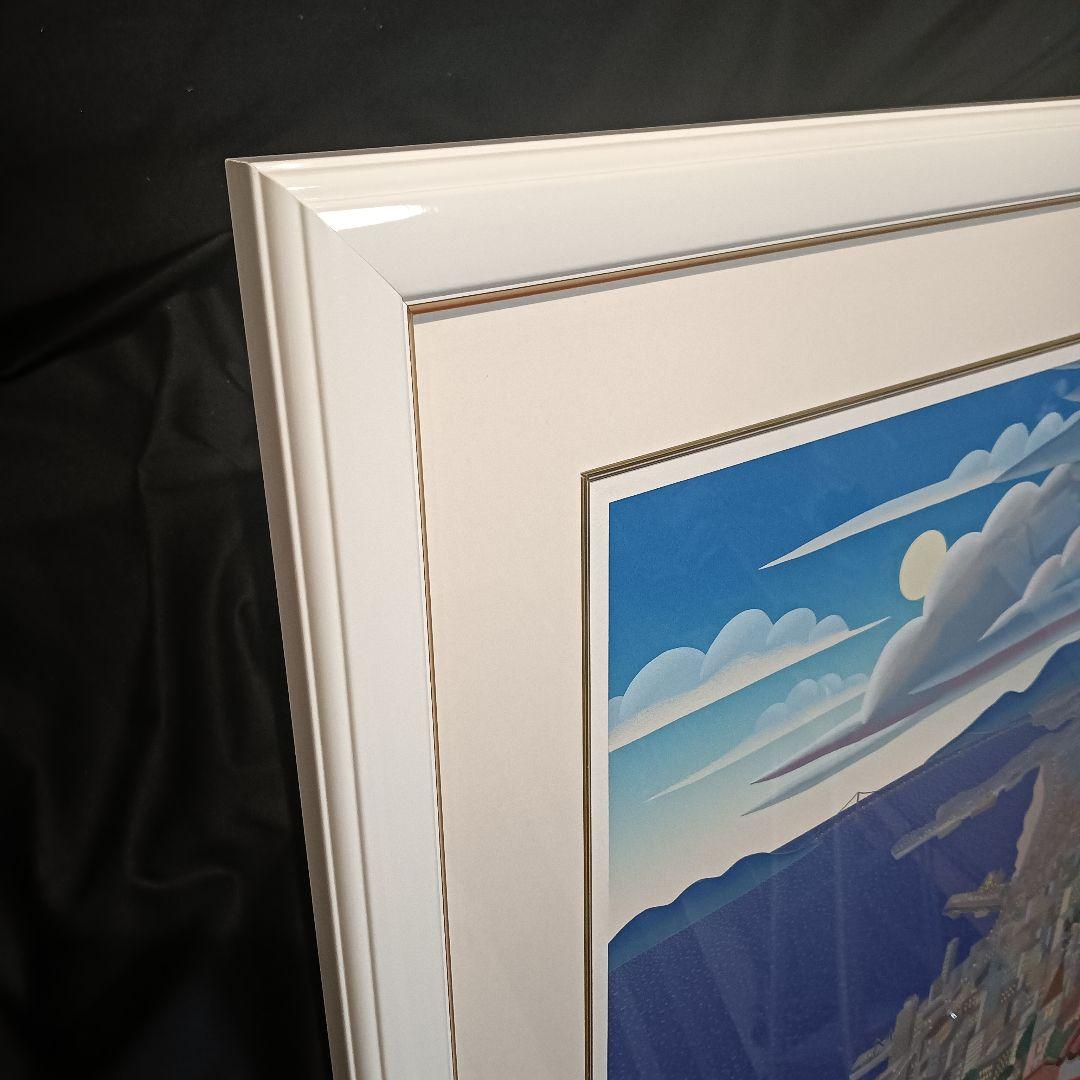 ☆人気の神戸シリーズ　トーマス・マックナイト　明石海峡大橋を望む　神戸の風景