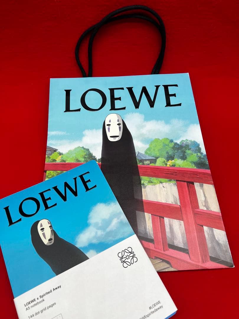 LOEWE ❣️千と千尋の神隠し 　　　　　　ショッパー＆ノートセット