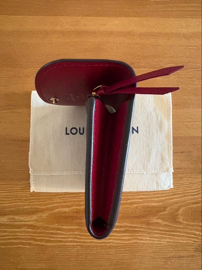 ルイヴィトン　モノグラム ポルトモネ・ロザリ フューシャ