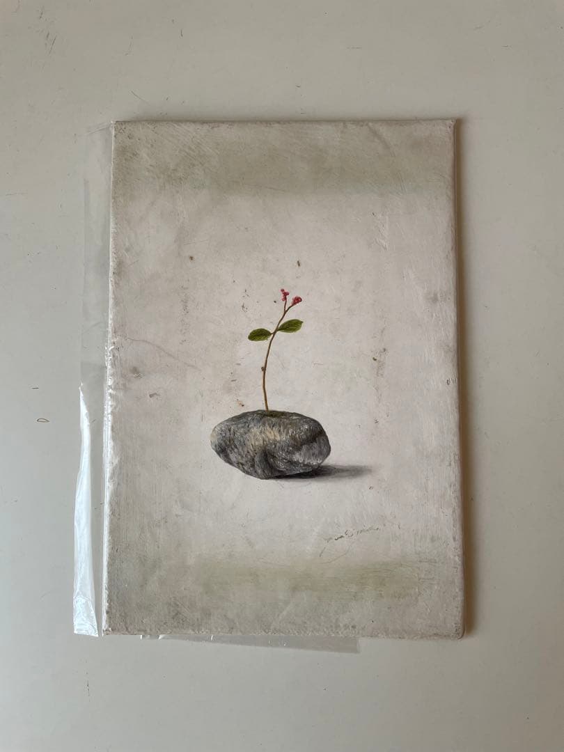 絵画　「赤い実」