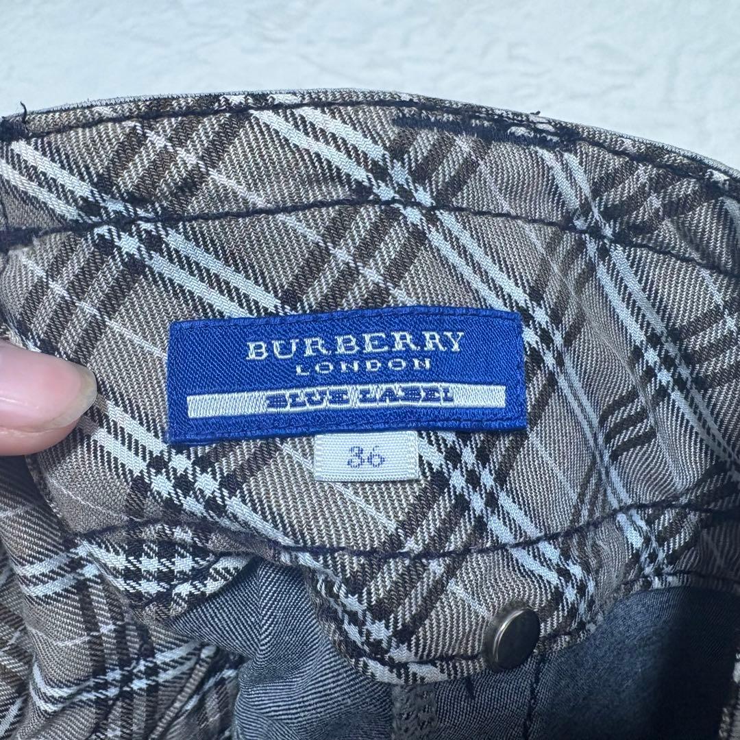 BURBERRY BLUE LABEL デニム スカパン キュロット Y2K