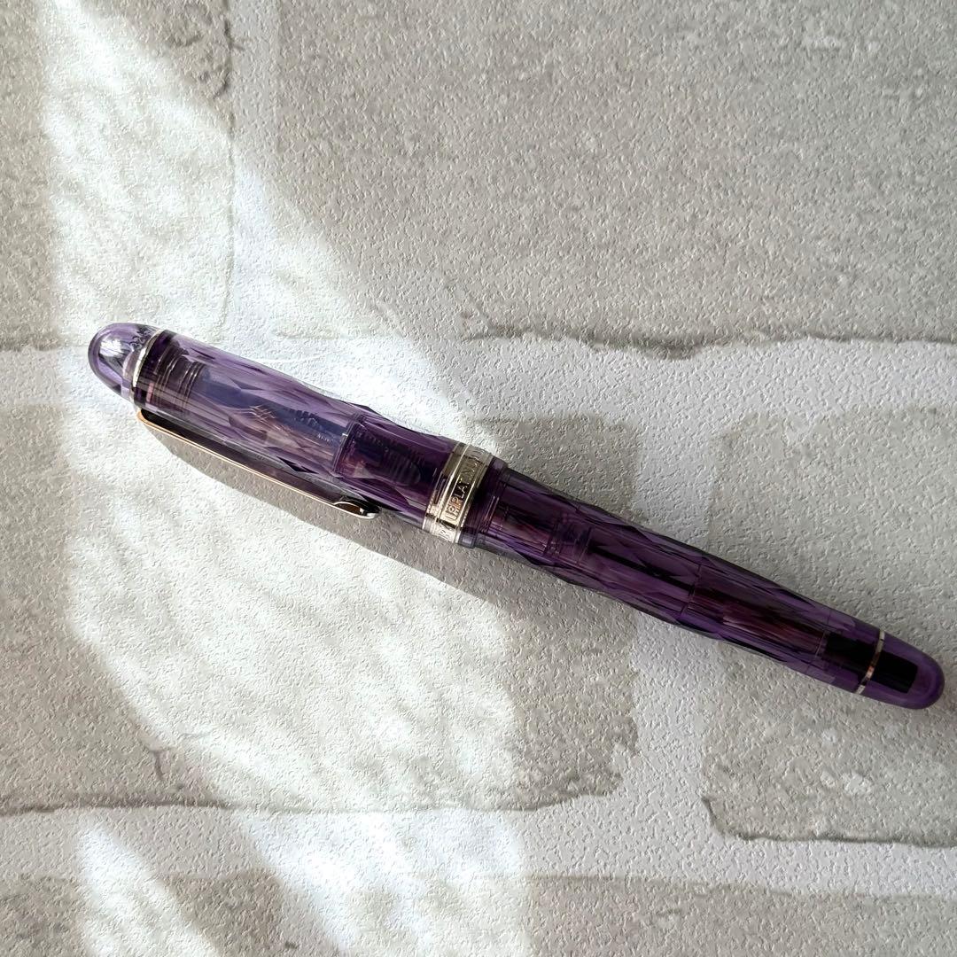 [美品・希少] プラチナ万年筆 紫雲(字幅EF)#3776センチュリー