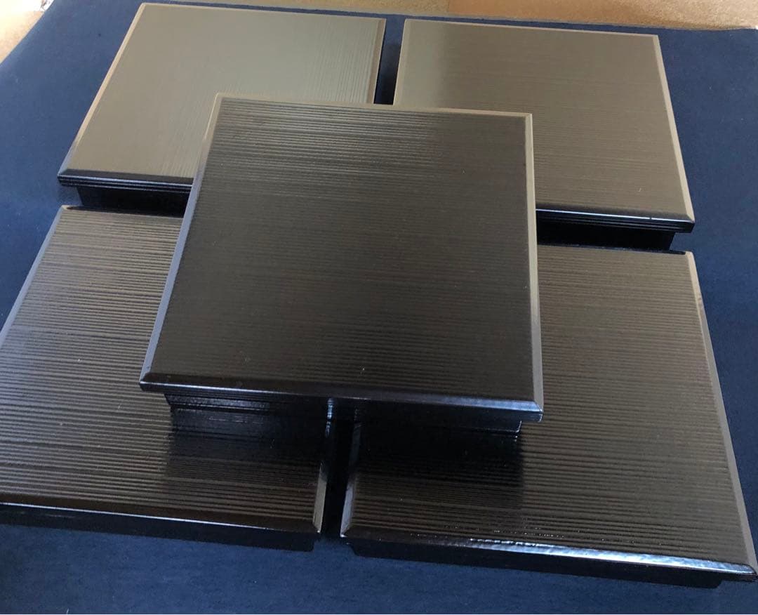 《R》輪島塗 松花堂弁当5客 林漆器店 木箱 251218か1