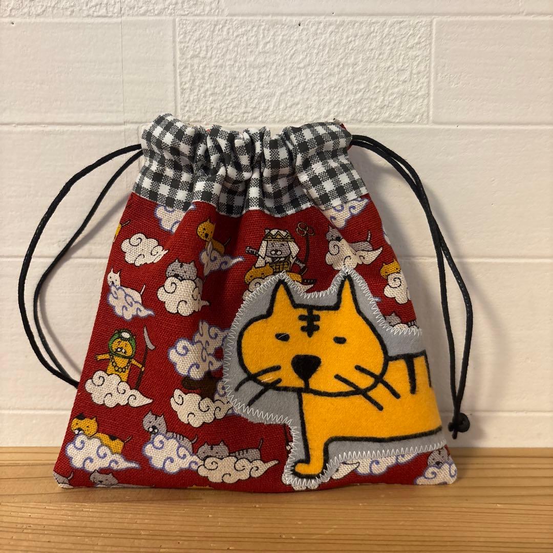 感謝価格　SALE 限定生地　ユキエモン　20cmファスナーダーツマチポーチ