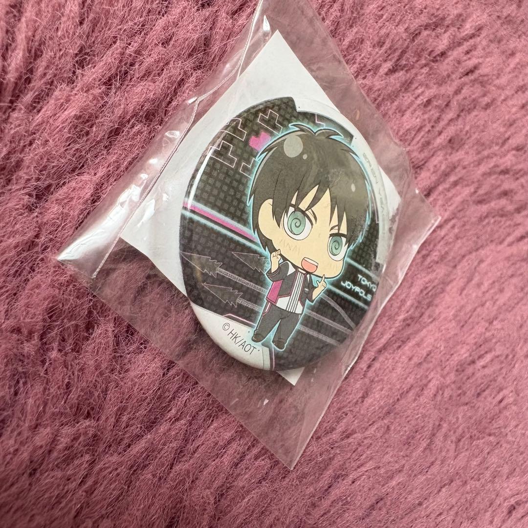 進撃の巨人 エレン 缶バッジ ジョイポリス