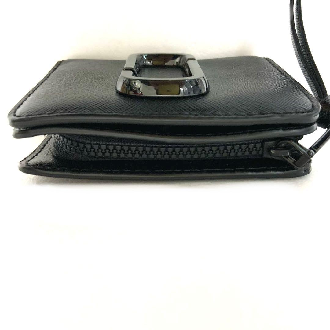 C5122　MARC JACOBS ブラック 二つ折り財布