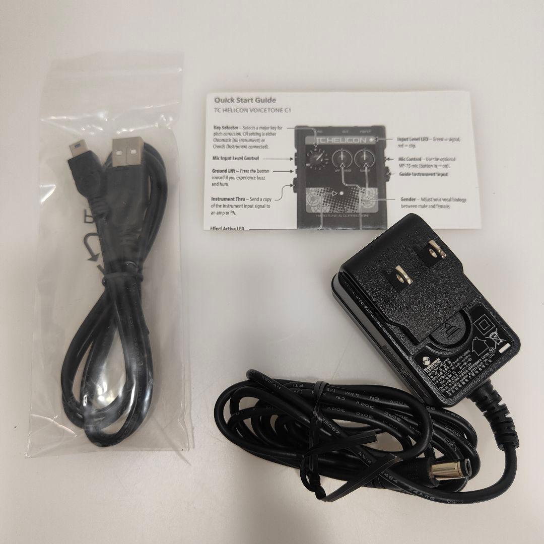TC-Helicon VOICETONE C1 ボーカルエフェクター 元箱付き