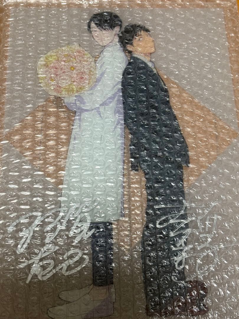 マンガ展　アクリルプレート　鬼と天国　お吉川京子　阿賀直己　直筆サイン