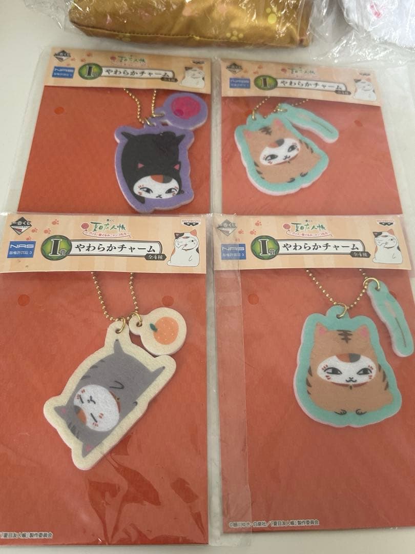 夏目友人帳プリチー着ぐるみニャンコ先生　7点セット１番くじ　ラストワン　招き猫